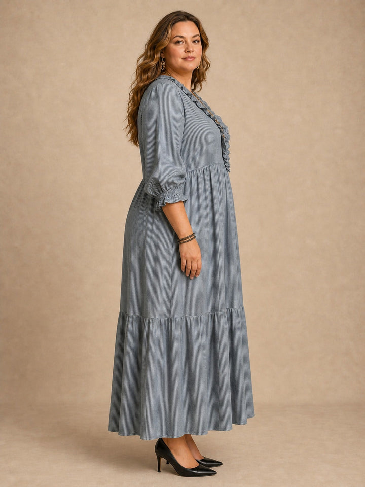 Claudia | Ruffle Maxi Dress