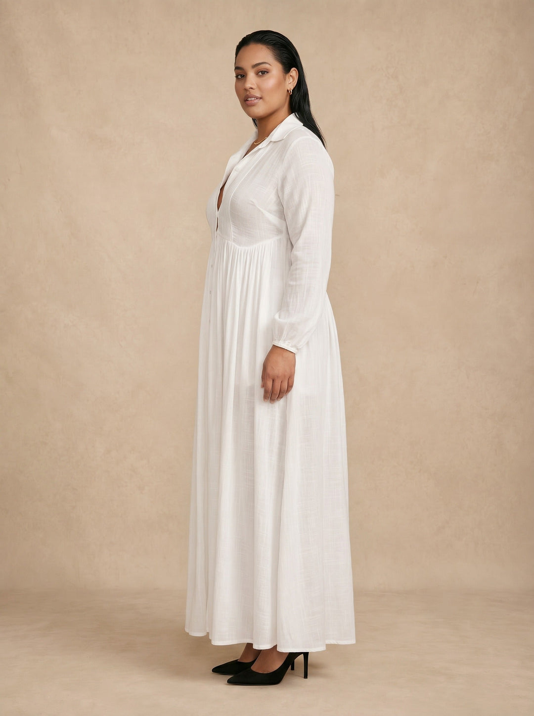Marielle | Pleated Maxi Dress