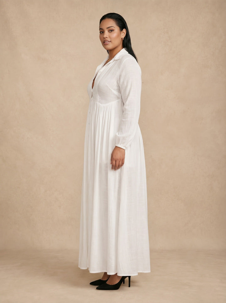 Marielle | Pleated Maxi Dress