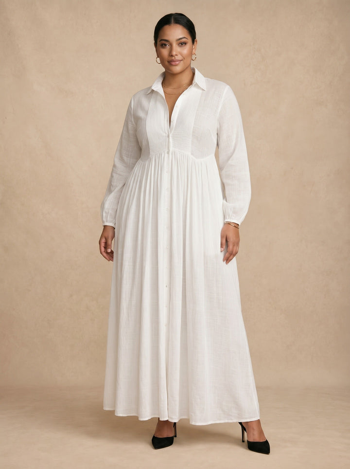 Marielle | Pleated Maxi Dress