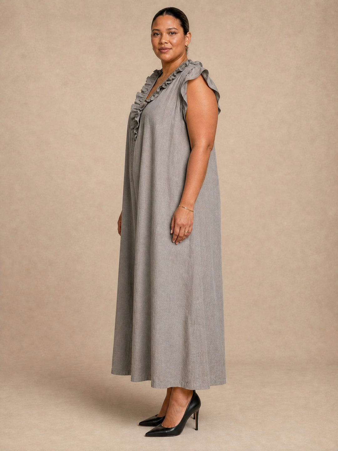 Rosalie | Ruffle Maxi Dress