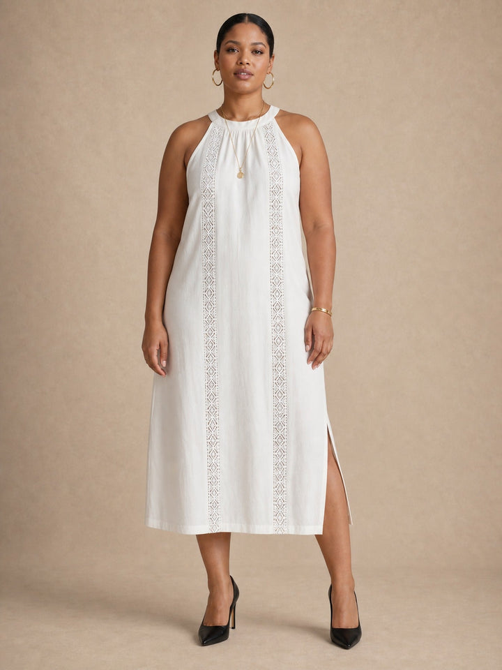 Isabelle | Embroidered Midi Dress
