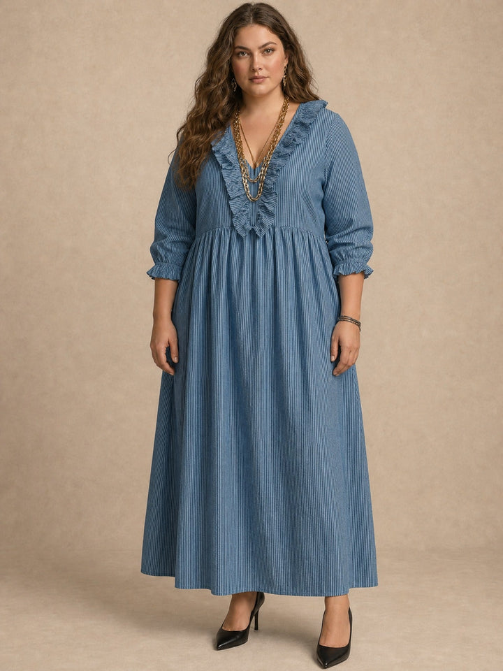 Claudia | Ruffle Maxi Dress