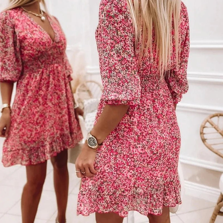 Camilla | Smocked Floral Dress