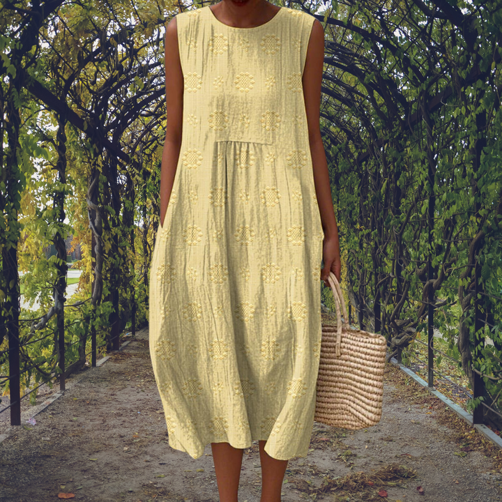 Agnes | Embroidered Pocket Dress
