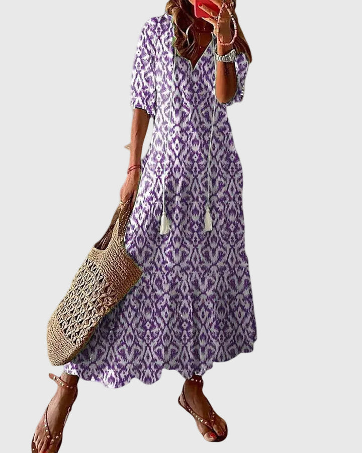 Helena | Tassel Maxi Dress