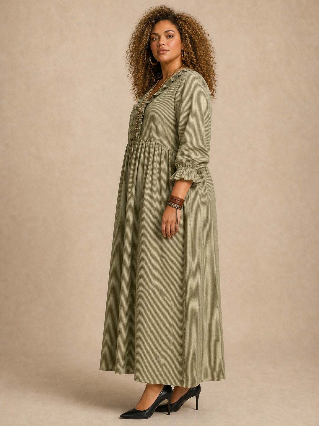 Claudia | Ruffle Maxi Dress