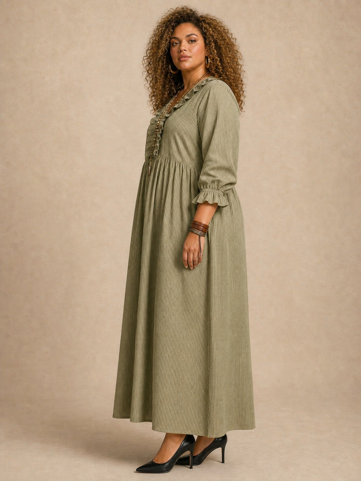 Claudia | Ruffle Maxi Dress