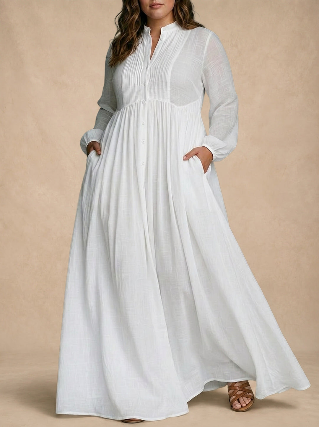 Marielle | Pleated Maxi Dress