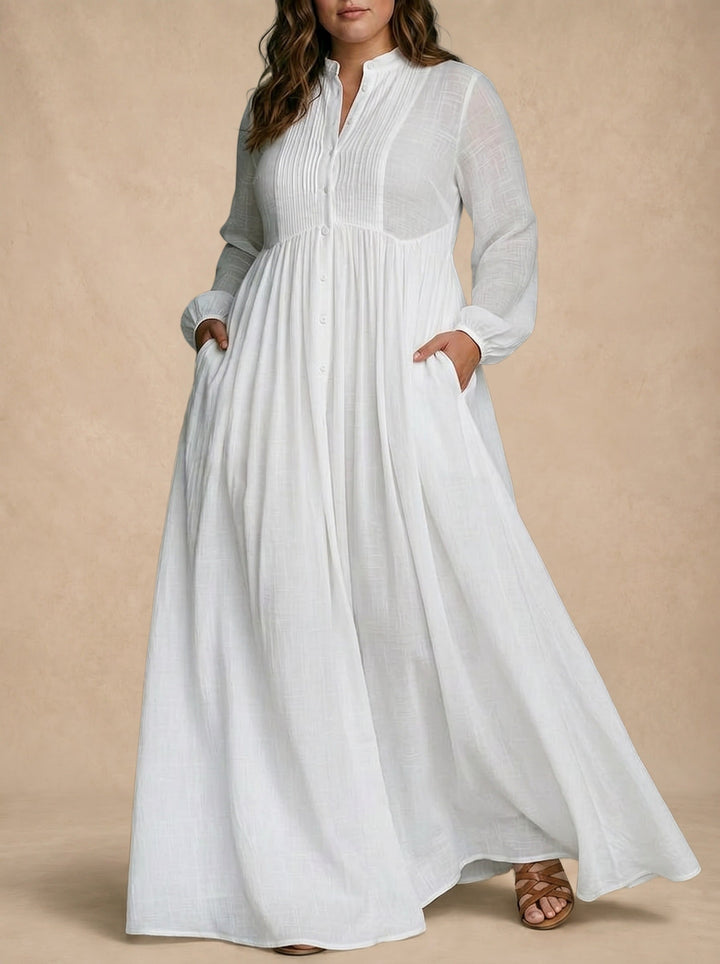 Marielle | Pleated Maxi Dress