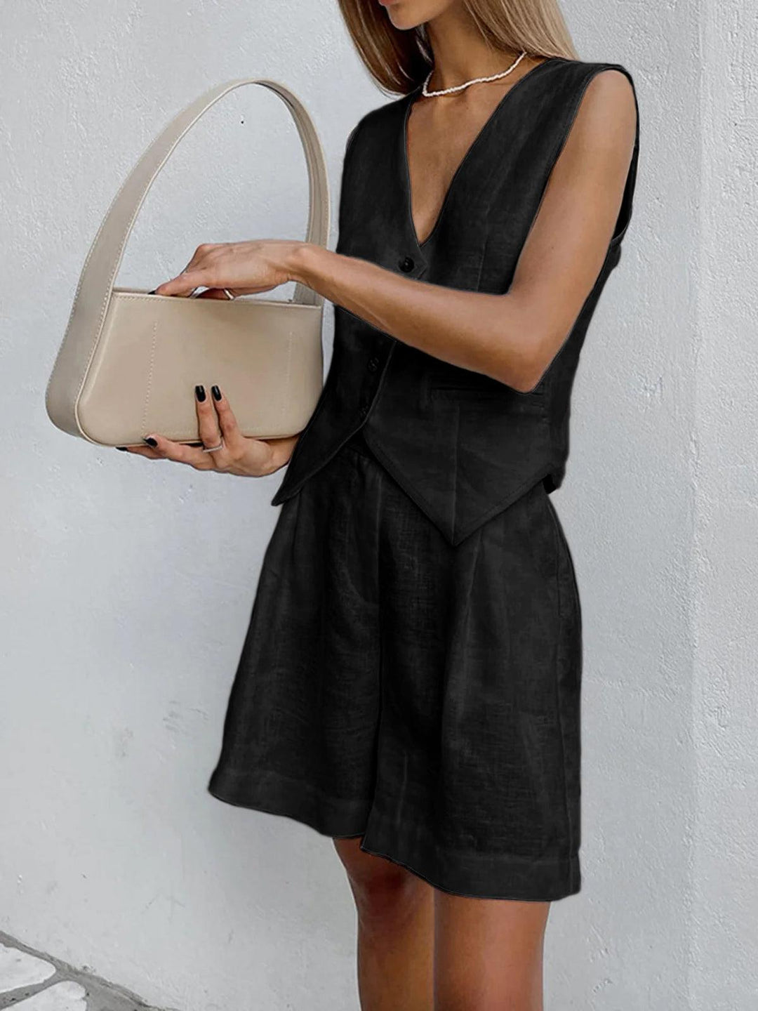 Lydia | Linen Short Set