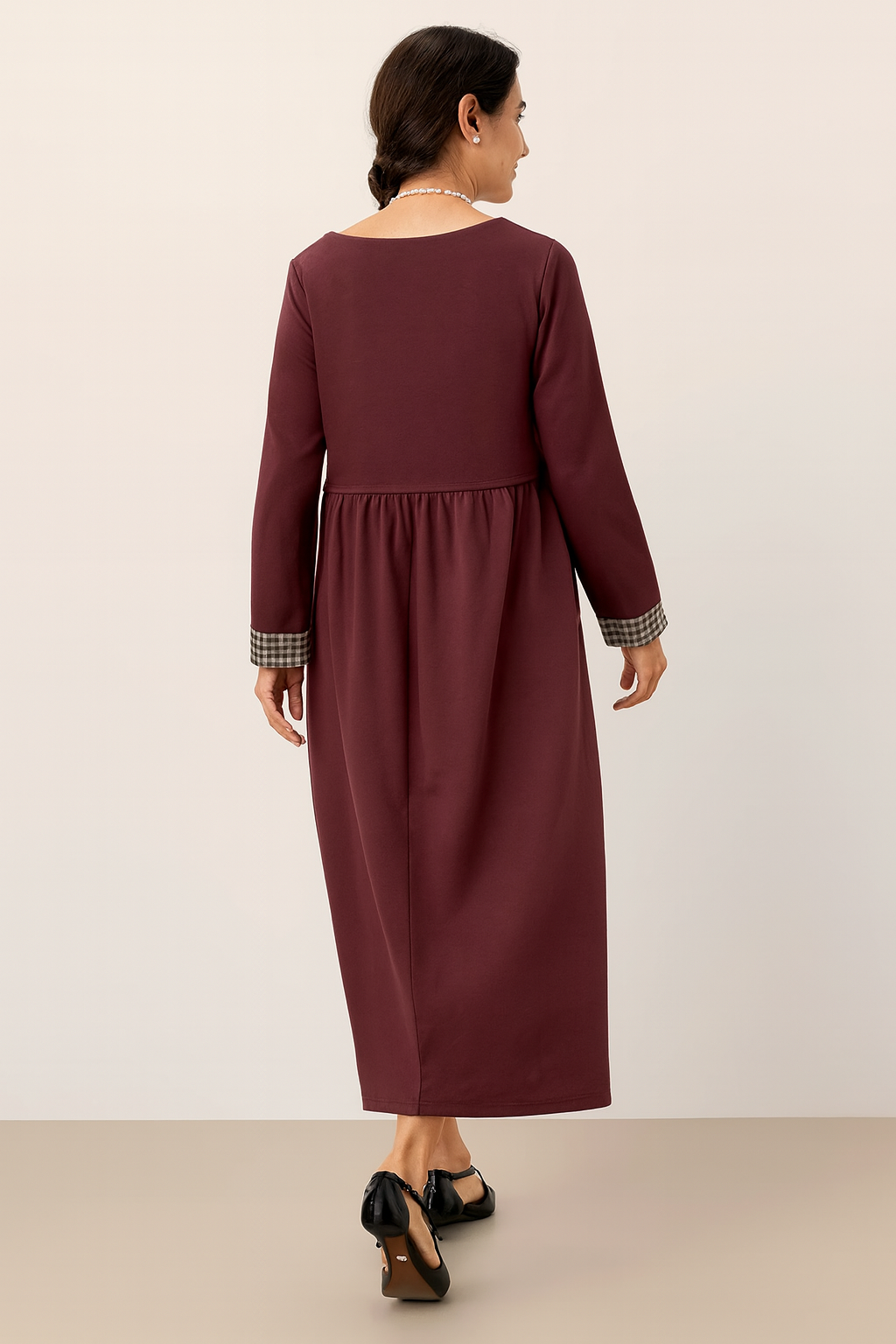 Elegant Long-Sleeve Dress