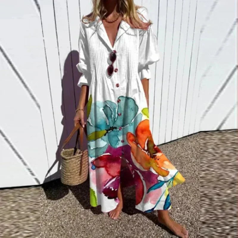 Vivienne | Floral Shirt Dress