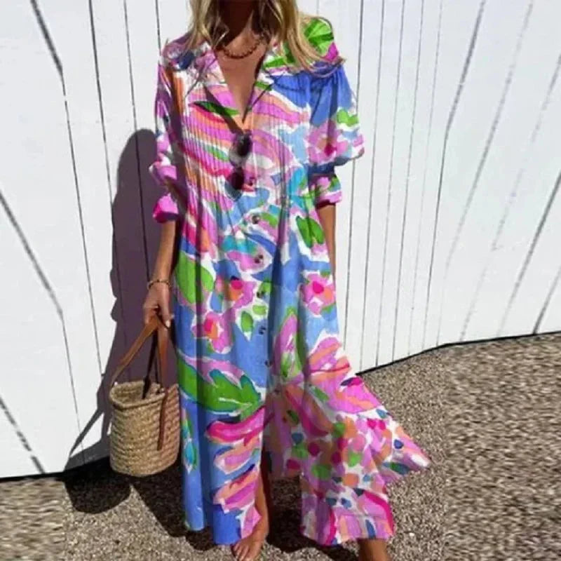 Vivienne | Floral Shirt Dress