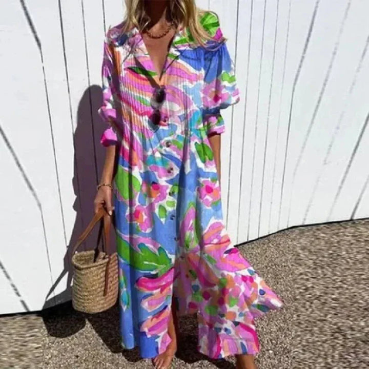 Vivienne | Floral Shirt Dress