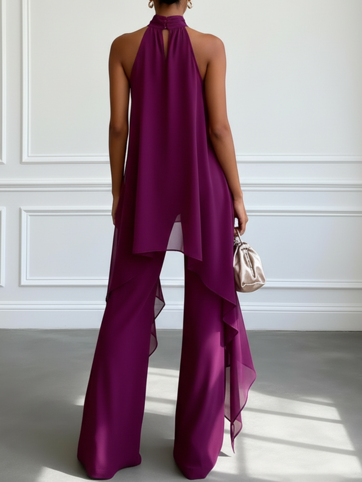 Camilla | Draped Halter Trouser Set