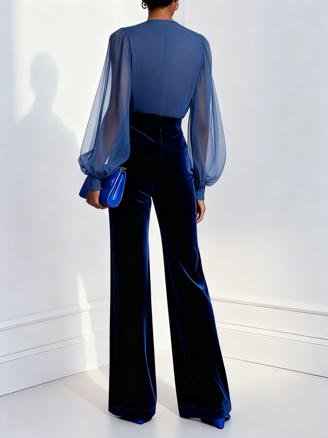 Victoria | Draped Evening Jumpsuit