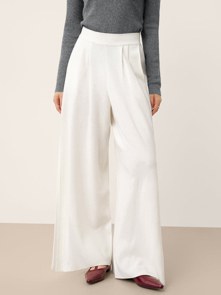 High-Waist Knit Pants