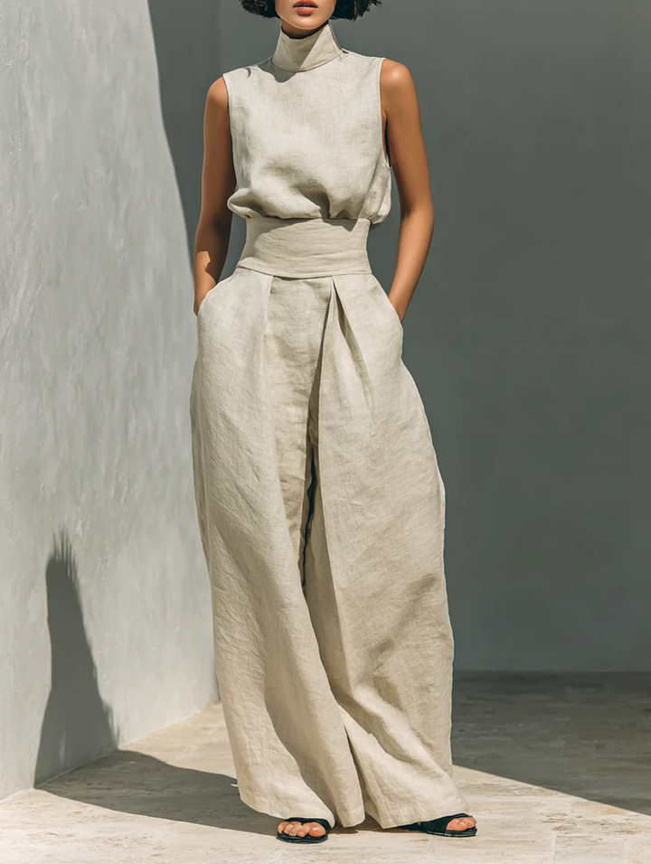 Eleanor | Linen Trouser Set