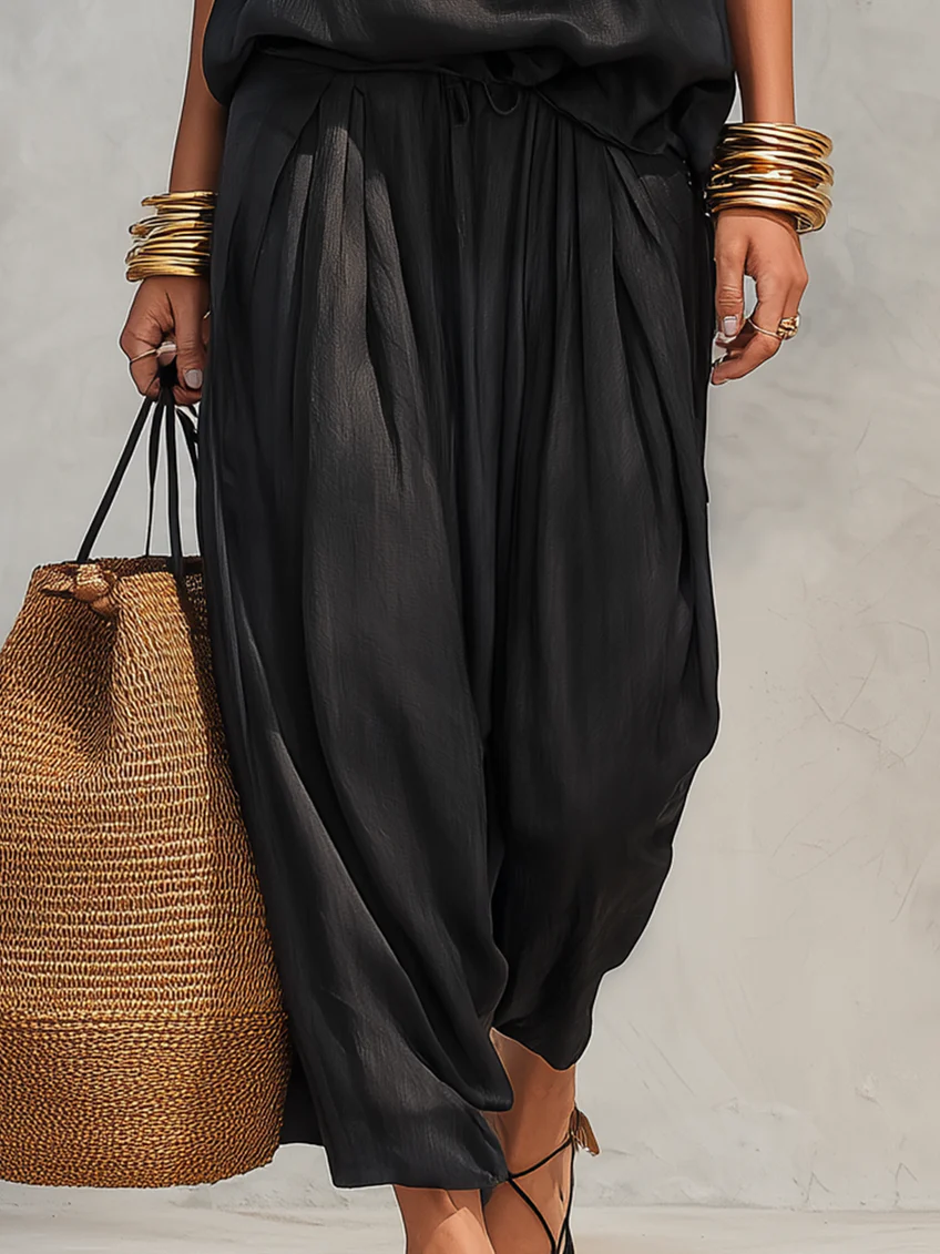 Natalie | Draped Halter Jumpsuit