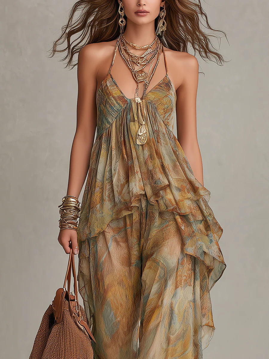 Arabella | Layered Maxi Dress