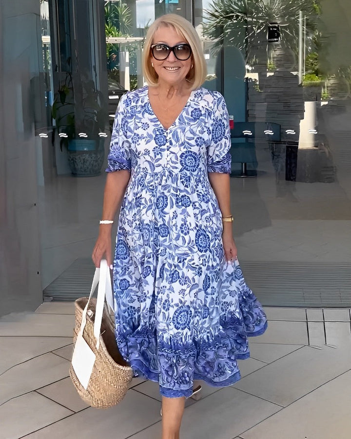 Diane | Floral Midi Dress