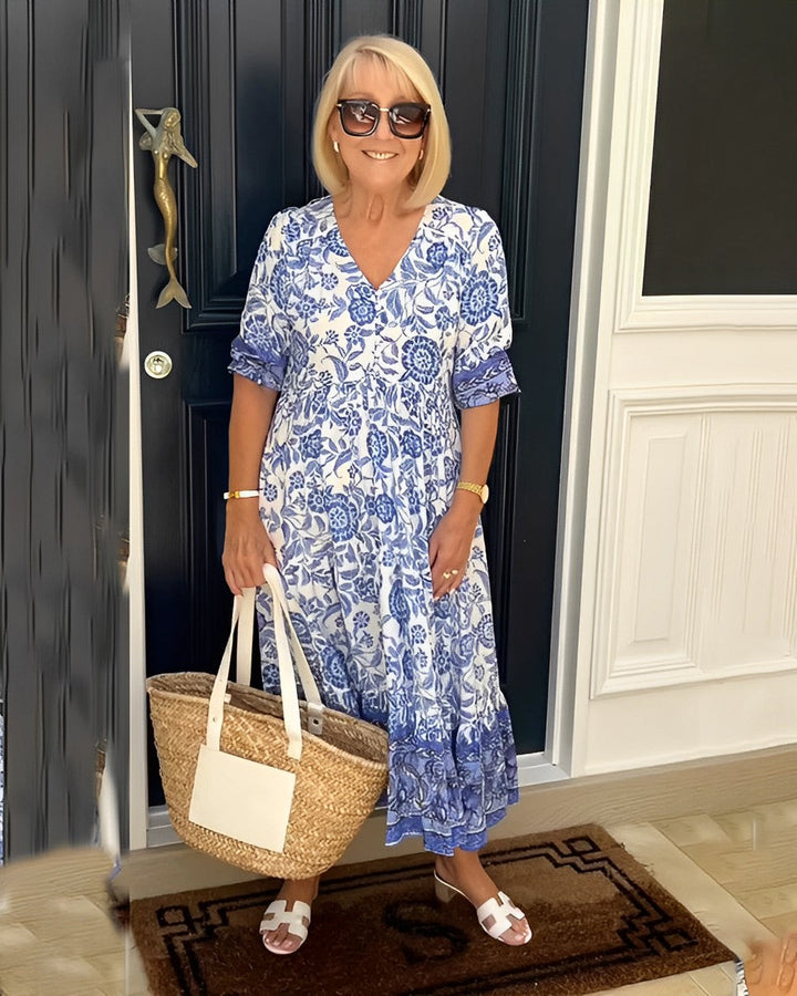 Diane | Floral Midi Dress