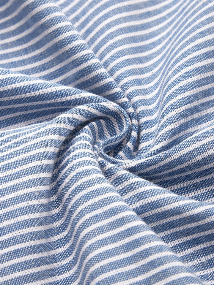 Margaret | Striped Button Dress