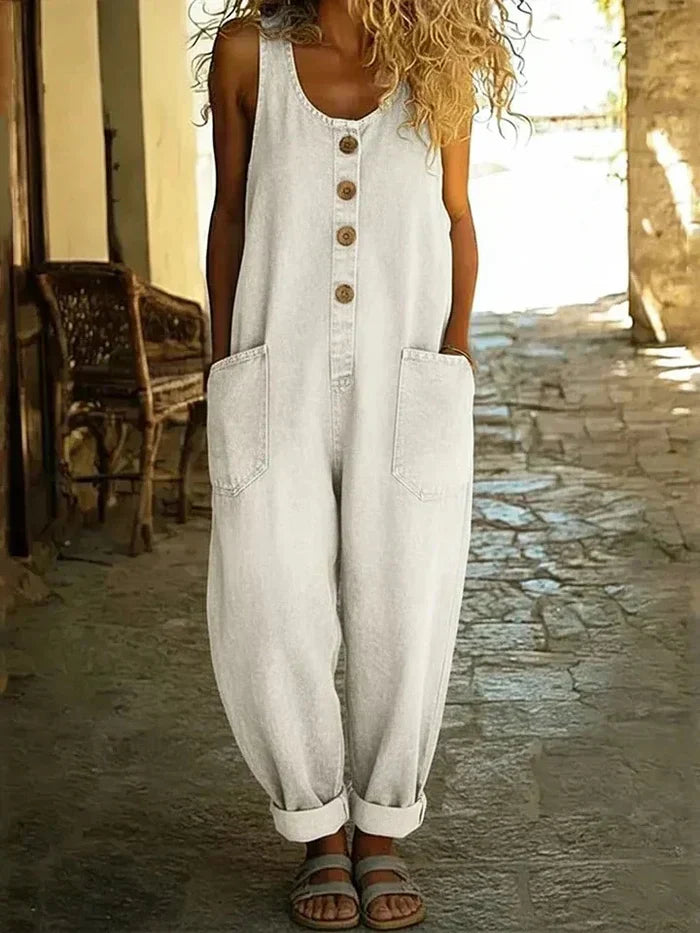 Meredith | Button Jumpsuit
