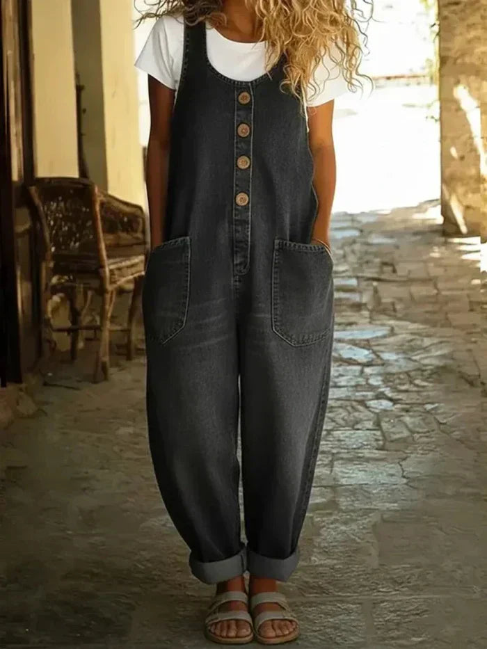Meredith | Button Jumpsuit