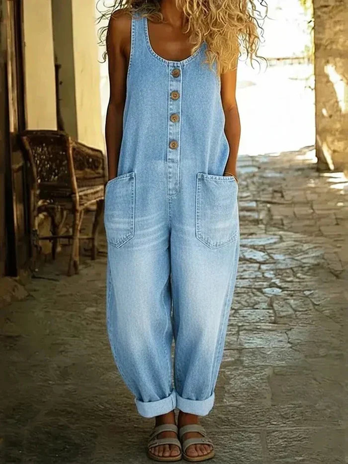 Meredith | Button Jumpsuit
